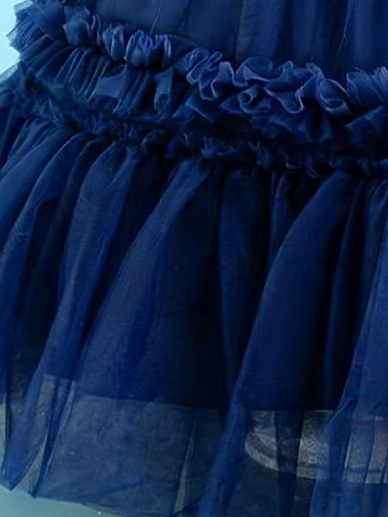 Zvzio Girls Sequin Puff Sleeve Princess Dress | Reflective Sequin Top Royal Puff Sleeves Pearl Waist Belt Ruffle Hem Knee-Length Flower Girl Dress - Ages 4-9, Multiple Colors