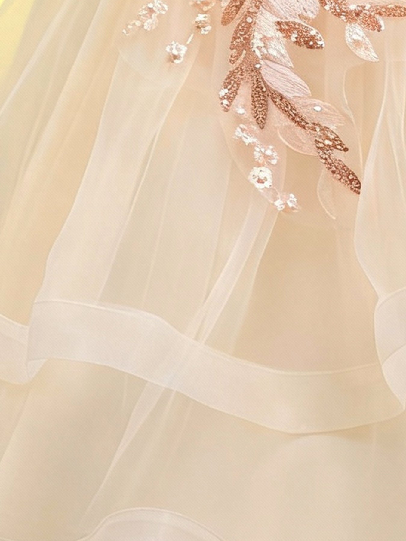Zvzio Girls Cloud Shoulder Embroidered Long Princess Dress | Front Yoke Cloud Design Pearl Embroidery Panel Double-Layer Draping Tulle Flower Girl Dress Party Set - Ages 4-9, Multiple Colors
